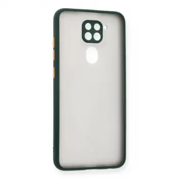 Xiaomi Redmi Note 9 Kılıf Montreal Silikon Kapak - Yeşil