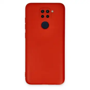 Xiaomi Redmi Note 9 Kılıf Nano İçi Kadife Silikon - Kırmızı