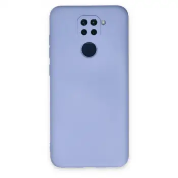 Xiaomi Redmi Note 9 Kılıf Nano İçi Kadife Silikon - Lila