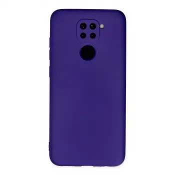 Xiaomi Redmi Note 9 Kılıf Nano İçi Kadife Silikon - Mor