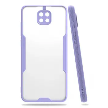 Xiaomi Redmi Note 9 Kılıf Platin Silikon - Lila