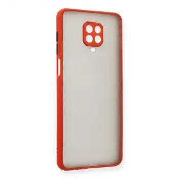 Xiaomi Redmi Note 9 Pro Kılıf Montreal Silikon Kapak - Kırmızı