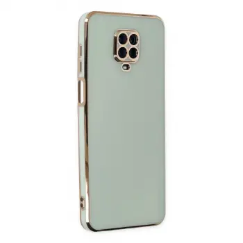 Xiaomi Redmi Note 9 Pro Kılıf Volet Silikon - Açık Yeşil