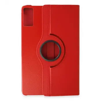 Xiaomi Redmi Pad Se Kılıf 360 Tablet Deri Kılıf - Kırmızı