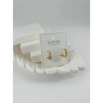 Zirkon Taşlı Pirinç Zirkon Küpe - Kp00320