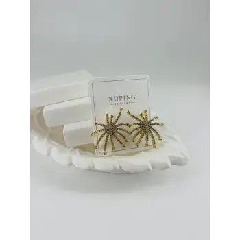 Zirkon Taşlı Pirinç Zirkon Küpe - Kp00361