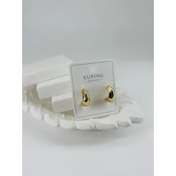 Zirkon Taşlı Pirinç Zirkon Küpe - Kp00344