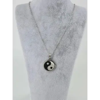 Yin-yang Çelik Erkek Kolye - Ekl0082