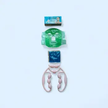 Yüz Maskesi Cilt Bakım Seti – Maske, Buz Küresi, Termo Jel Ve Selülit Masaj Aleti