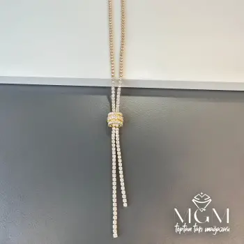2 Mm Zirkon Taşlı Pirinç Kolyeler 48+5 Cm Uzatma Payı - Kl0086