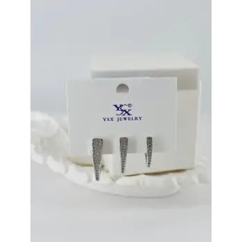 Zirkon Taşlı Üçlü Kombin Küpe - Kp00413