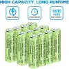 1800 Mah 1.2v Aa Ni-mh Şarj Edilebilir Pil 12 Adet
