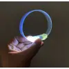 3 Modlu Pilli Led Işıklı Esnek Parti Bilekliği Beyaz