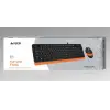 A4 Tech F1010 Q Usb Turuncu Fn-Mm Klv+Optik Mouse Set (KDO)