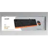 A4 Tech F1010 Q Usb Turuncu Fn-Mm Klv+Optik Mouse Set (KDO)