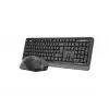 A4 Tech Fg1035 2.4G Gri Q Fn-Mm Klv+Optik Mouse Set (KDO)