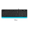 A4 Tech Fk10 Q Usb Fsytyler Mavi Tr Fn-Multimedya Klavye
