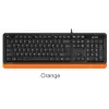 A4 Tech Fk10 Q Usb Fsytyler Turuncu Tr Fn-Mmedya Klavye