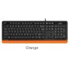 A4 Tech Fk10 Q Usb Fsytyler Turuncu Tr Fn-Mmedya Klavye