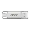 Acer 256GB USB 3.2 UT300-256GB USB-A+USB-C Çift Taraflı Metal Flash Bellek (KDO)