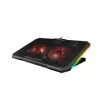 Addison Rampage AD-RC12 CLAW Siyah 2 Fan 2 USB RGB Işıklı 15-17 Notebook Soğutucu Stand