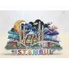 Ahşap İstanbul Temalı Magnet Alk4599