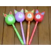 Ahşap Kedi Marakas Tekli Polos:29