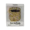 Airpods 2 (2.nesil) Mira Taşlı Kılıf - Gold