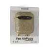 Airpods 2 (2.nesil) Spell Simli Kılıf - Gold