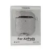 Airpods 2 (2.nesil) Spell Simli Kılıf - Gümüş