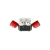 Airpods 3 (3.nesil) Basmalı Kılıf - Siyah-kırmızı