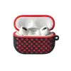 Airpods Pro 2 (2.nesil) Spor Delikli Kılıf - Siyah-kırmızı