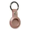 Airtag Anahtarlık Deri Kılıf - Rose Gold