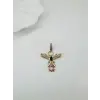 Zirkon Taşlı Pirinç Charmlar - Charm0018