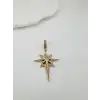 Zirkon Taşlı Pirinç Charmlar - Charm0004