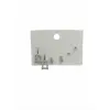 Rodyum Zirkon Taşlı Pirinç Altılı  Kombin Küpe - Kp00648