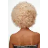 Altın Renk Kıvırcık Afro Bonus Peruk Saç Parti Peruğu Platin Gold