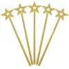 Altın Renk Yıldız Peri Asası Peri Değneği 34 Cm 1 Adet