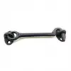 Antika Tarz Dekoratif Pirinç Çengeli - 13cm, Oksit