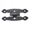 Antika Tarz Dekoratif Pirinç Dar Menteşe - 75x39 Mm, Oksit