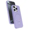 Apple İphone 14 Pro Max Regal Magsafe Standlı Kapak - Lila