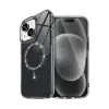 Apple İphone 15 Plus Live Diamond Magsafe Kapak - Siyah