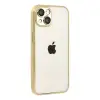 Apple İphone 15 Razer Lensli Silikon - Gold