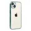 Apple İphone 15 Razer Lensli Silikon - Yeşil