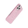 Apple İphone 16 Pro Max Regal Magsafe Standlı Kapak - Açık Pembe