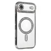 Apple İphone 17 Air Joke Simli Magneticsafe Kılıf - Gümüş