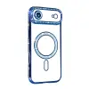 Apple İphone 17 Air Joke Simli Magneticsafe Kılıf - Mavi