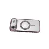 Apple İphone 17 Air Joke Simli Magneticsafe Kılıf - Pembe