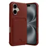 Apple İphone 17 Kelvin Kartvizitli Silikon - Bordo