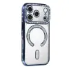 Apple İphone 17 Pro Joke Simli Magneticsafe Kılıf - Mavi